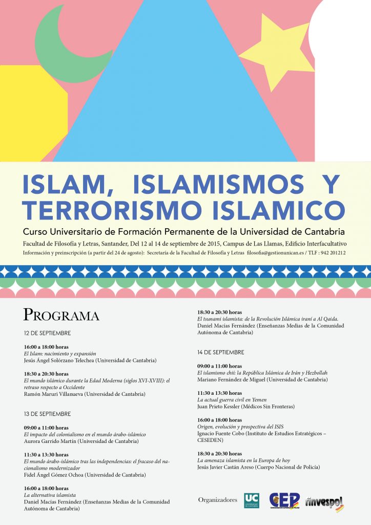 2016 09 13 Programa Curso Islam